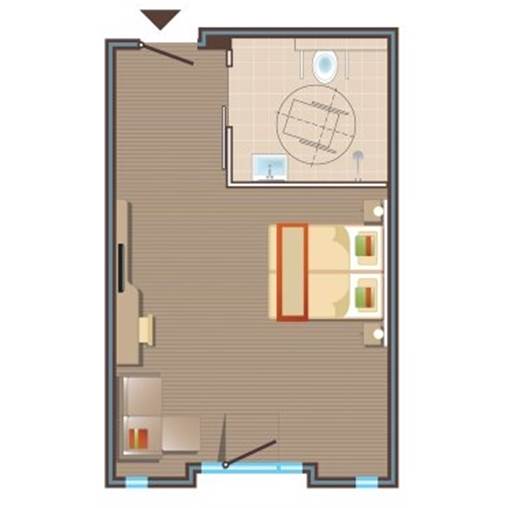 Hotel Hotel room wheelchair friendly SL1703 at Park Hochsauerland